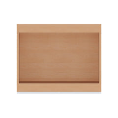 Modernform Cabinet Gloss White 30" W X 34 1/2" H X 24" D Full Height Double Door Base Cabinet