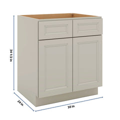 J&K Pebble B6 Double Door Standard Base Cabinet - 30" W