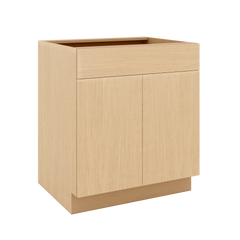 Modernform Cabinet Natural Oak 30" W X 34 1/2" H X 24" D Double Door Base Cabinet