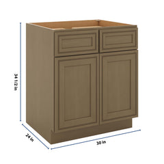 J&K Hazel H8 Double Door Standard Base Cabinet - 30" W