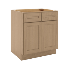 CNC Luxor 5-Piece Harvest 30" W 2 Drawer Double Door Base Cabinet