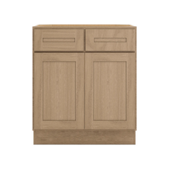 CNC Luxor 5-Piece Harvest 30" W 2 Drawer Double Door Base Cabinet