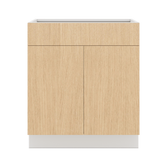 Modernform Cabinet Natural Oak 30" W X 34 1/2" H X 24" D Double Door Base Cabinet