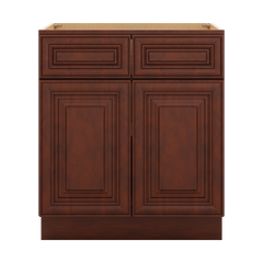 J&K Mahogany J5 Double Door Standard Base Cabinet - 30" W