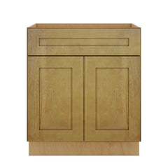 Modernform Cabinet Natural Shaker 30" W X 34 1/2" H X 24" D Double Door Base Cabinet