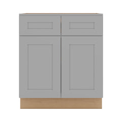 J&K Castle Grey S5 Double Door Standard Base Cabinet - 30" W