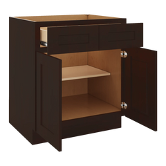 J&K Java Coffee S1 Double Door Standard Base Cabinet - 30" W