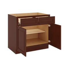 J&K Mahogany J5 Double Door Standard Base Cabinet - 30" W
