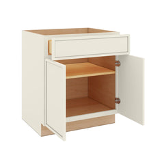 Modernform Cabinet Slim Dove White 30" W X 34 1/2" H X 24" D Double Door Base Cabinet