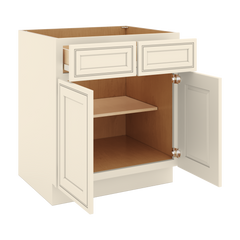 J&K Pearl Glazed H9 Double Door Standard Base Cabinet - 30" W