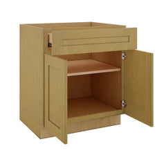 Modernform Cabinet Natural Shaker 30" W X 34 1/2" H X 24" D Double Door Base Cabinet