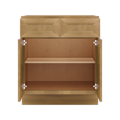 J&K Butterscotch B8 Double Door Standard Base Cabinet - 30" W