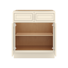 J&K Pearl Glazed H9 Double Door Standard Base Cabinet - 30" W