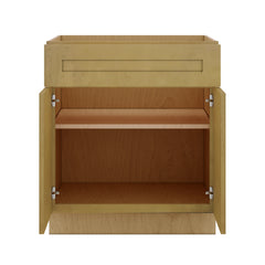 Modernform Cabinet Natural Shaker 30" W X 34 1/2" H X 24" D Double Door Base Cabinet