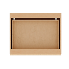 Modernform Cabinet Natural Oak 30" W X 34 1/2" H X 24" D Double Door Base Cabinet