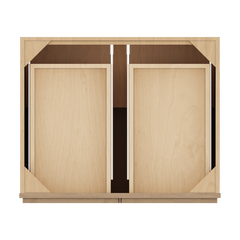 CNC Luxor 5-Piece Harvest 30" W 2 Drawer Double Door Base Cabinet