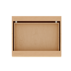 Modernform Cabinet Natural Oak 30" W X 34 1/2" H X 24" D Double Door Base Cabinet