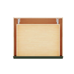 Modernform Cabinet Slim Sage Green 30" W X 34 1/2" H X 24" D Double Door Base Cabinet