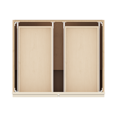 J&K Pearl Glazed H9 Double Door Standard Base Cabinet - 30" W