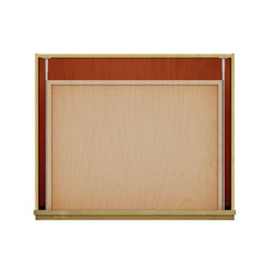 Modernform Cabinet Natural Shaker 30" W X 34 1/2" H X 24" D Double Door Base Cabinet