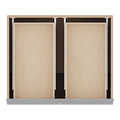 J&K Castle Grey S5 Double Door Standard Base Cabinet - 30" W
