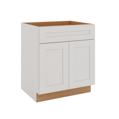 Modernform Cabinet White Shaker 30" W X 34 1/2" H X 24" D Double Door Base Cabinet