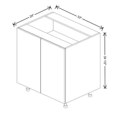 Fabuwood Ovela Catalina Nocce 1 33" W X 34 1/2" H X 24" D Full Height Double Door Base Cabinet