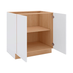 Modernform Cabinet Matte White 33" W X 34 1/2" H X 24" D Full Height Double Door Base Cabinet