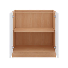 Modernform Cabinet Matte White 33" W X 34 1/2" H X 24" D Full Height Double Door Base Cabinet