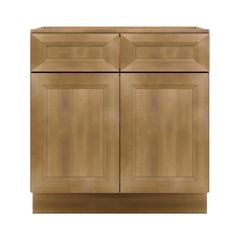 J&K Butterscotch B8 Double Door Standard Base Cabinet - 33" W