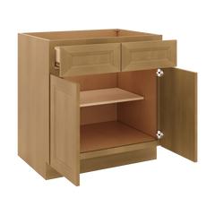J&K Butterscotch B8 Double Door Standard Base Cabinet - 33" W