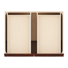 J&K Mahogany J5 Double Door Standard Base Cabinet - 33" W