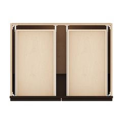 J&K Espresso K8 Double Door Standard Base Cabinet - 33" W