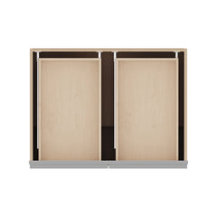 J&K Castle Grey S5 Double Door Standard Base Cabinet - 33" W