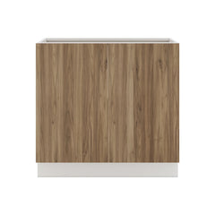 Modernform Cabinet Walnut 36" W X 34 1/2" H X 24" D Full Height Double Door Base Cabinet