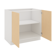 Modernform Cabinet Natural Oak 36" W X 34 1/2" H X 24" D Full Height Double Door Base Cabinet