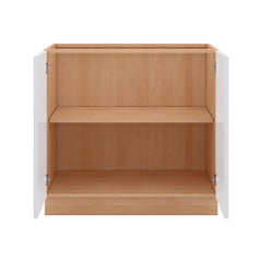 Modernform Cabinet Gloss White 36" W X 34 1/2" H X 24" D Full Height Double Door Base Cabinet