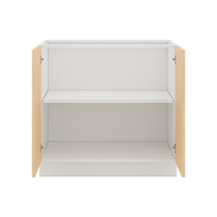 Modernform Cabinet Natural Oak 36" W X 34 1/2" H X 24" D Full Height Double Door Base Cabinet