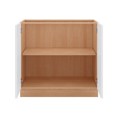 Modernform Cabinet Matte White 36" W X 34 1/2" H X 24" D Full Height Double Door Base Cabinet