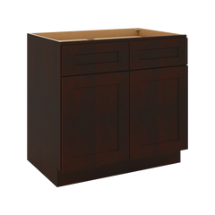 J&K Java Coffee S1 Double Door Standard Base Cabinet - 36" W
