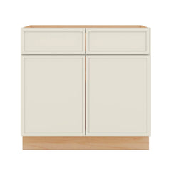 Modernform Cabinet Slim Dove White 36" W X 34 1/2" H X 24" D Double Door Base Cabinet