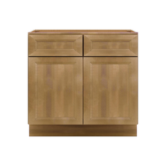 J&K Butterscotch B8 Double Door Standard Base Cabinet - 36" W