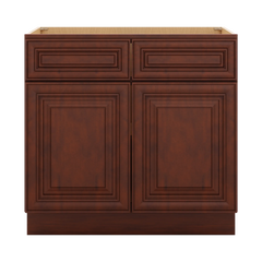 J&K Mahogany J5 Double Door Standard Base Cabinet - 36" W