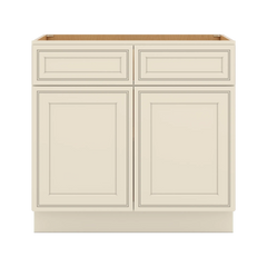 J&K Pearl Glazed H9 Double Door Standard Base Cabinet - 36" W