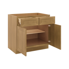 J&K Butterscotch B8 Double Door Standard Base Cabinet - 36" W
