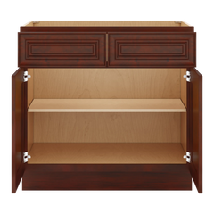 J&K Mahogany J5 Double Door Standard Base Cabinet - 36" W