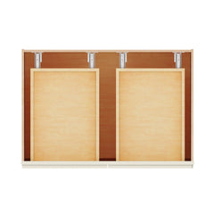 Modernform Cabinet Slim Dove White 36" W X 34 1/2" H X 24" D Double Door Base Cabinet