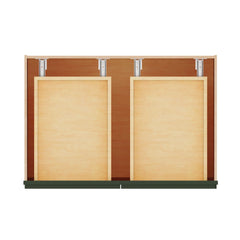 Modernform Cabinet Slim Sage Green 36" W X 34 1/2" H X 24" D Double Door Base Cabinet