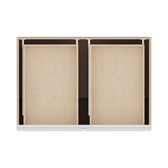 J&K White Shaker S8 Double Door Standard Base Cabinet - 36" W