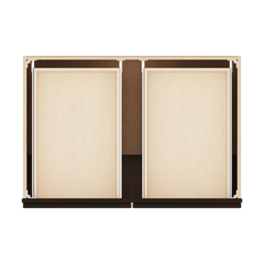 J&K Espresso K8 Double Door Standard Base Cabinet - 36" W